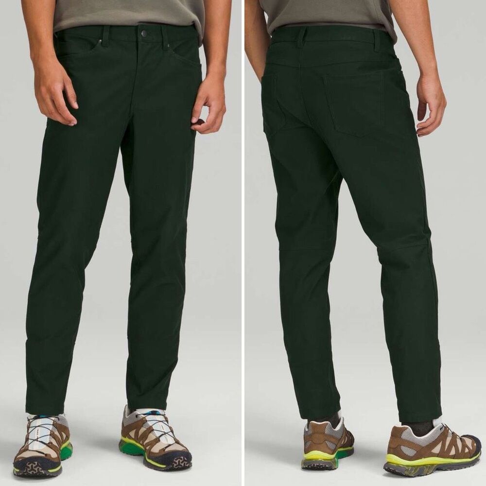 Lululemon ABC Slim-Fit Pant Utilitech in Rainforest Green Size 31